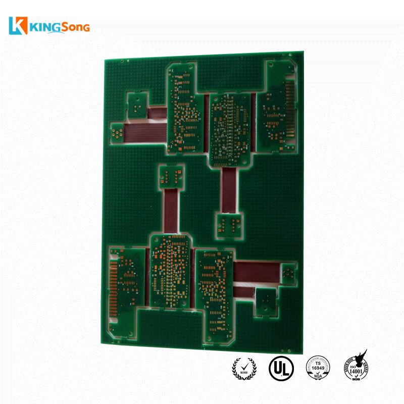 High Quality Impedance Controlled Rigid Flex Pcb Board Kingpcb